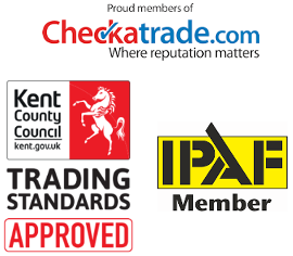 Gutter cleaning accreditations, checktrade, Trusted Trader, IPAF in Medway